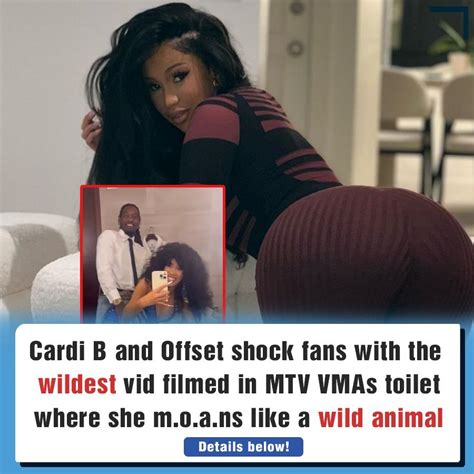 Cardi B and Offset horrify fans with sex video filmed in MTV。